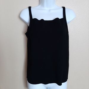 Jones New York Collection Square Ribbed neck Women's Tank Top size XL # A241222